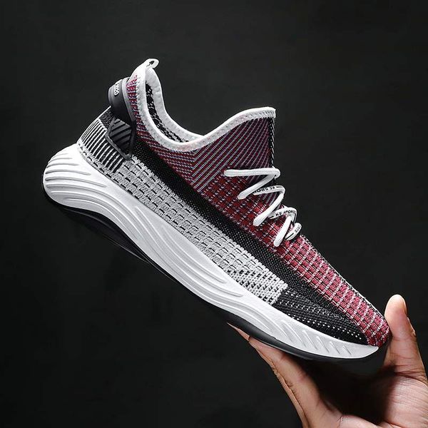 new summer 2021 flying knit shoes men breathable mesh upper fashionable shoes leisure lightweight comfortable tenis masculino
new summer 2021 flying knit shoes men breathable mesh upper fashionable shoes leisure lightweight comfortable tenis masculino