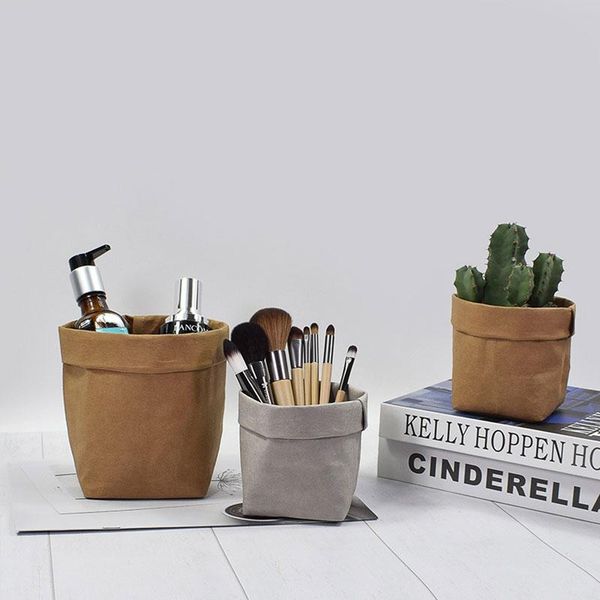 nordic ins style makeup brushes storage basket vintage kraft paper bag plant flowers pots multifunction home toy cosmetic bags
nordic ins style makeup brushes storage basket vintage kraft paper bag plant flowers pots multifunction home toy cosmetic bags