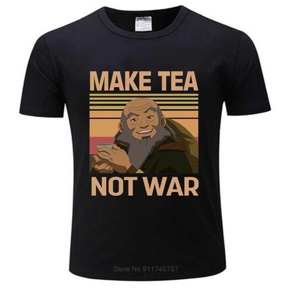 men's t-shirts funny tees mens tshirt luxury cotton t shirt uncle iroh make tea not war - peaceful samurai drinker vintage, White;black
men's t-shirts funny tees mens tshirt luxury cotton t shirt uncle iroh make tea not war - peaceful samurai drinker vintage, White;black