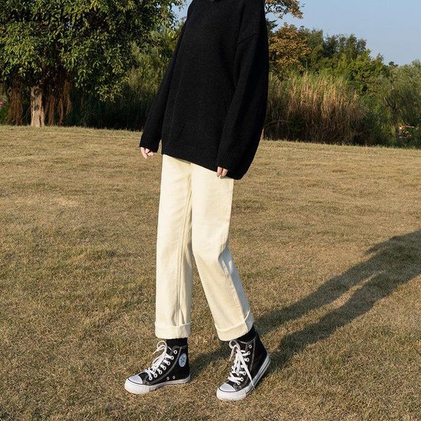 women's jeans women ankle-length all-match denim trousers vintage streetwear harajuku students office lady leisure korean style solid, Blue
women's jeans women ankle-length all-match denim trousers vintage streetwear harajuku students office lady leisure korean style solid, Blue