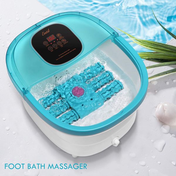 foot spa bath massager 6 motorized rollers, multifunction with heat, automatic massage, bubble surging and vibration, pedicure tub, 30-60min
foot spa bath massager 6 motorized rollers, multifunction with heat, automatic massage, bubble surging and vibration, pedicure tub, 30-60min