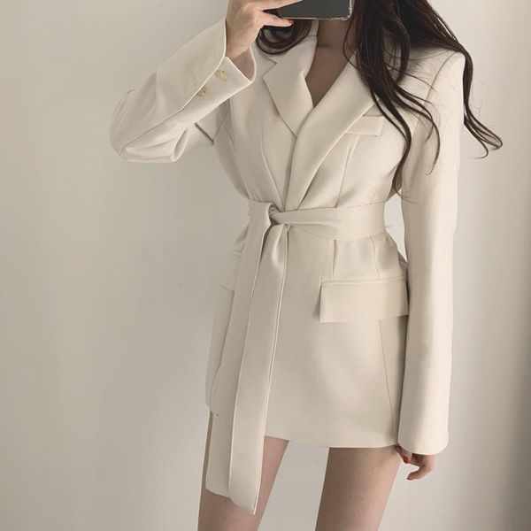women's jackets 2021 autumn winter women office ladies lace up notched collar formal outwear elegant casual white black, Black;brown
women's jackets 2021 autumn winter women office ladies lace up notched collar formal outwear elegant casual white black, Black;brown