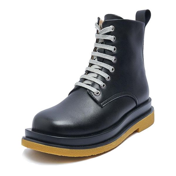 boots women 2021 brand breathable genuine leather motorcycle fashion zip mid-calf riding for lady shoes, Black
boots women 2021 brand breathable genuine leather motorcycle fashion zip mid-calf riding for lady shoes, Black