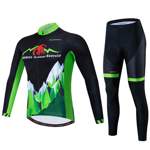 racing sets 2021 long sleeve cycling jersey set fluorescent green mountain bicycle clothes maillot ropa ciclismo men mtb clothing, Black;blue
racing sets 2021 long sleeve cycling jersey set fluorescent green mountain bicycle clothes maillot ropa ciclismo men mtb clothing, Black;blue