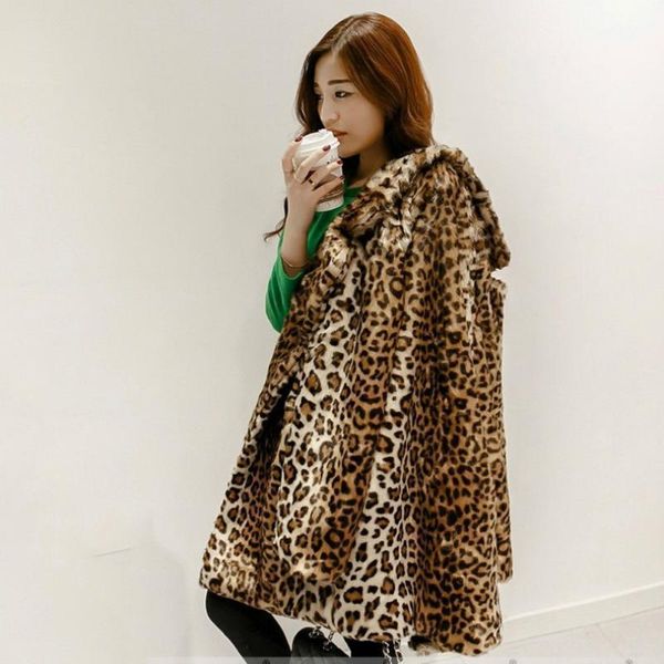 keanancy leopard lapel winter warm women faux fur coat long sleeve hairy fashion elegant overcoat femme jacket 1, Black
keanancy leopard lapel winter warm women faux fur coat long sleeve hairy fashion elegant overcoat femme jacket 1, Black