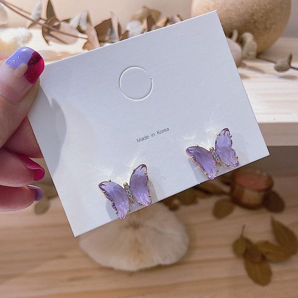 arrival trendy sweet crystal purple butterfly stud earrings for women fashion shiny jewelry oorbellen, Golden;silver
arrival trendy sweet crystal purple butterfly stud earrings for women fashion shiny jewelry oorbellen, Golden;silver