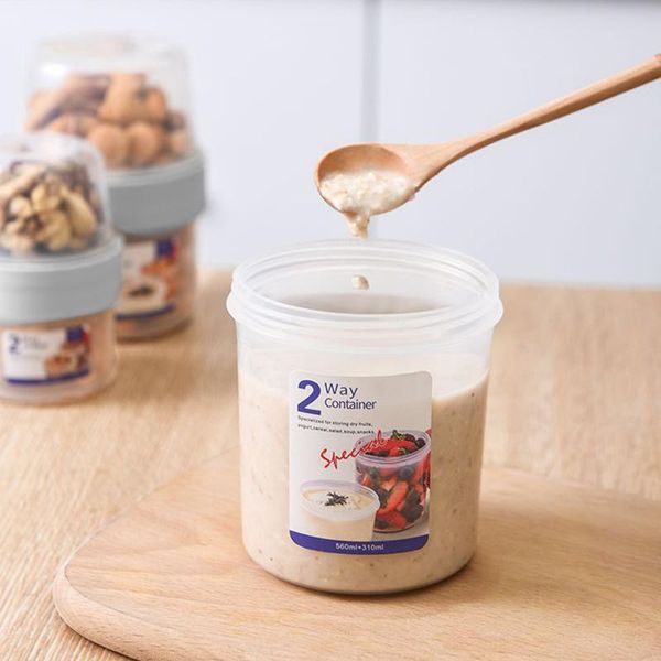 storage bottles & jars fresh-keeping box double-layer sealed compartment transparent breakfast leak-proof cup type
storage bottles & jars fresh-keeping box double-layer sealed compartment transparent breakfast leak-proof cup type