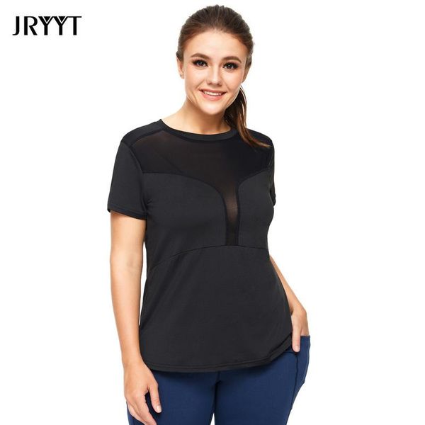 plus size t-shirt jryyt l-4xl splicing mesh yoga shirts women loose fitness workout tee shirt female round neck black sport
plus size t-shirt jryyt l-4xl splicing mesh yoga shirts women loose fitness workout tee shirt female round neck black sport