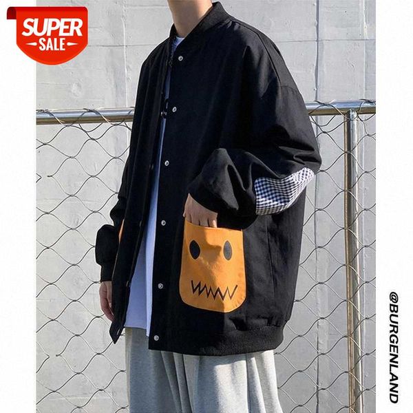 baseball jacket men's korean style trendy loose all-match clothes #zi7g, Black;brown
baseball jacket men's korean style trendy loose all-match clothes #zi7g, Black;brown