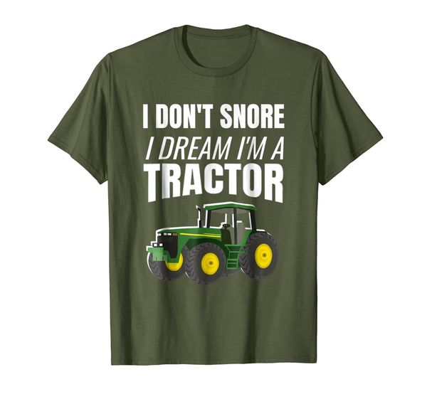 tractor enthusiast snorer farming shirt, White;black