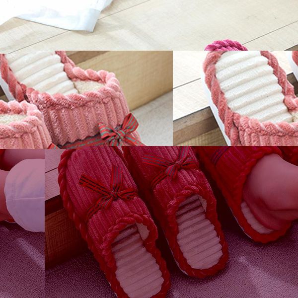 bowknot cotton home slippers autumn and winter indoor shoes thick bottom non-slip warm women, Black
bowknot cotton home slippers autumn and winter indoor shoes thick bottom non-slip warm women, Black