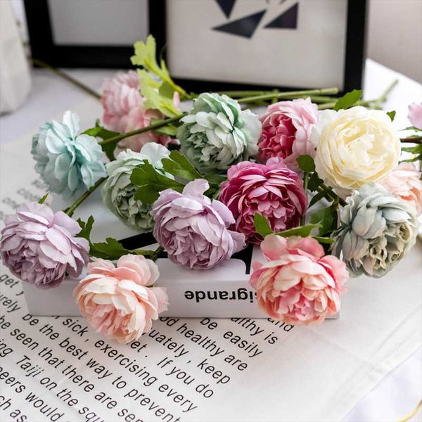 nordic style fake rich peony silk artificial flower for home decroration bouquet wedding flowers decor decorative & wreaths
nordic style fake rich peony silk artificial flower for home decroration bouquet wedding flowers decor decorative & wreaths