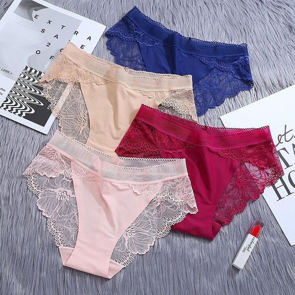 women's panties 1pcs mid-waist lace woman s//l/xl nylon/spandex seamless underwear transparent breathable underpants, Black;pink
women's panties 1pcs mid-waist lace woman s//l/xl nylon/spandex seamless underwear transparent breathable underpants, Black;pink