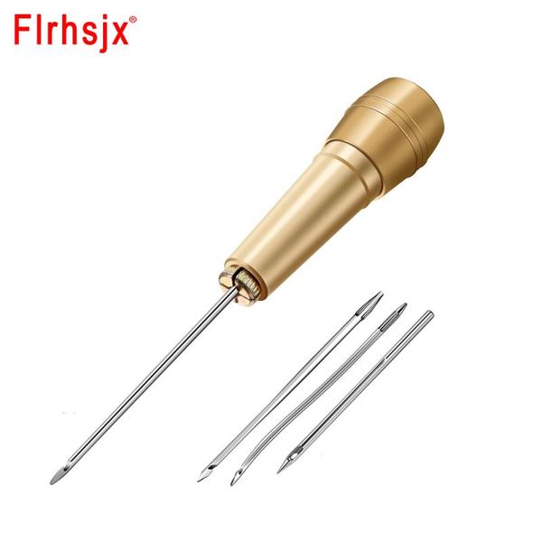 sewing notions & tools 3 needles copper awl hand stitch leather for diy repairing shoe repair tool, Black
sewing notions & tools 3 needles copper awl hand stitch leather for diy repairing shoe repair tool, Black