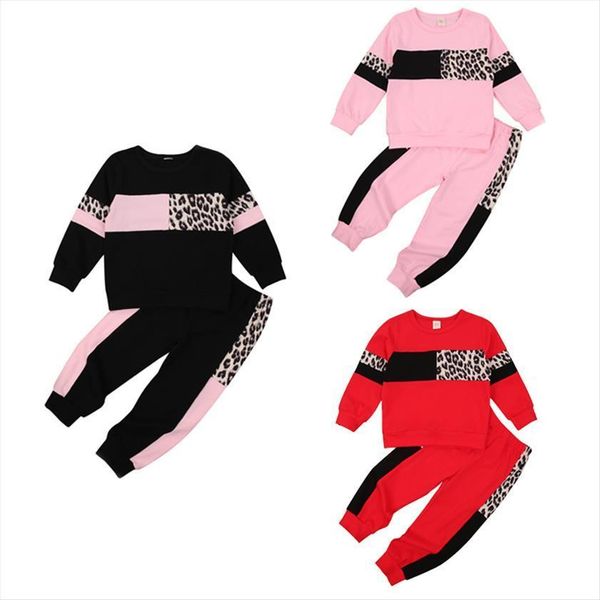 1 6y autumn casual kids girls clothes sets leopard patchwork long sleeve pullover sweatshirt pants 3 colors, White
1 6y autumn casual kids girls clothes sets leopard patchwork long sleeve pullover sweatshirt pants 3 colors, White