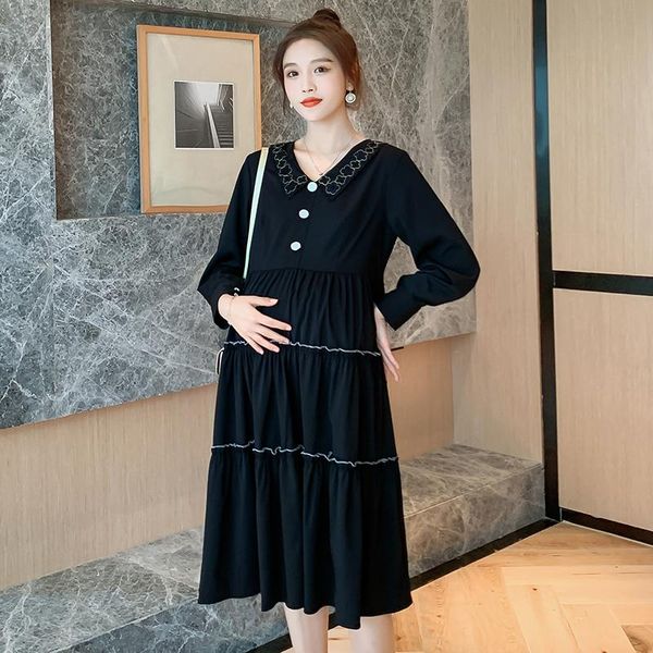 maternity dresses 8880# dress spring autumn long sleeve easy matching loose stylish a line for pregnant women mom, White
maternity dresses 8880# dress spring autumn long sleeve easy matching loose stylish a line for pregnant women mom, White