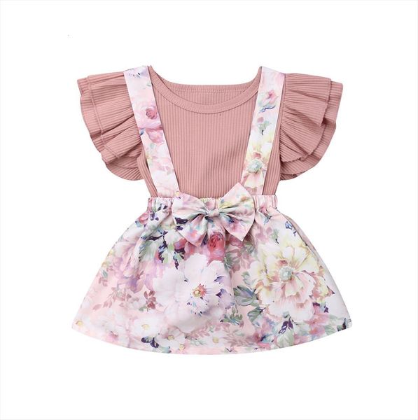 newborn toddler baby girls 0 3y clothes sets ruffles sleeve pink romper floral overall dress, White
newborn toddler baby girls 0 3y clothes sets ruffles sleeve pink romper floral overall dress, White