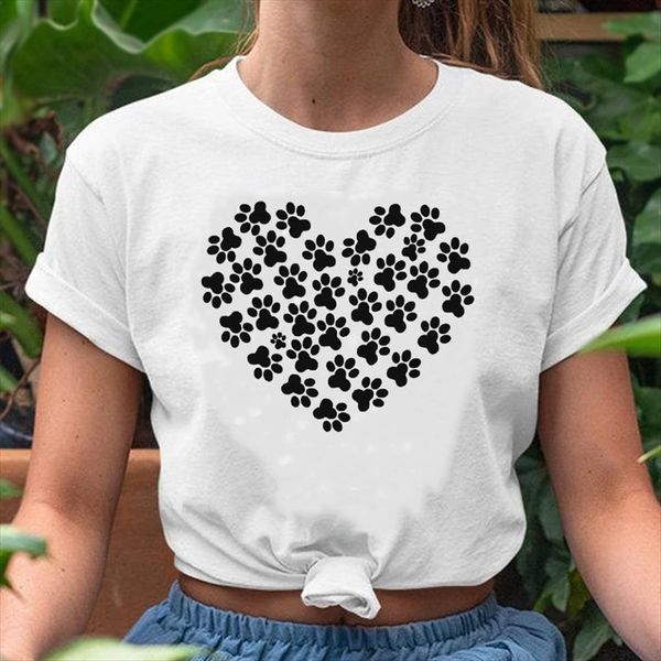 graphic love heart dog friends women t shirts clothing girl 90s trend spring summer print female lady clothes tees, White
graphic love heart dog friends women t shirts clothing girl 90s trend spring summer print female lady clothes tees, White