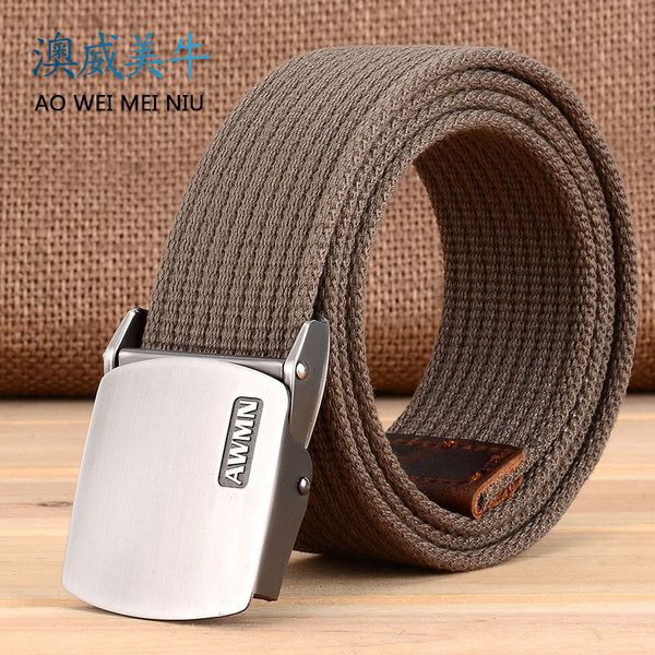 durable fashion the felt awmn men's outdoor canvas belt for military fans' casual work clothes, Black;brown 
durable fashion the felt awmn men's outdoor canvas belt for military fans' casual work clothes, Black;brown