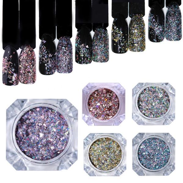 pcs nail glitter sequin holographics shimmering irregular fragment powder acrylic polish gel flakes decoration diy tip na1, Silver;gold
pcs nail glitter sequin holographics shimmering irregular fragment powder acrylic polish gel flakes decoration diy tip na1, Silver;gold