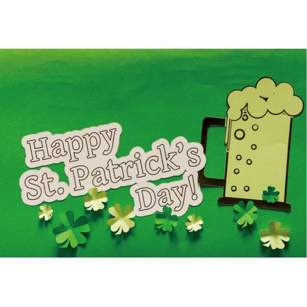 party decoration happy st. patrick's day backdrop beer clover paper cut green pography background family decor po booth studio prop
party decoration happy st. patrick's day backdrop beer clover paper cut green pography background family decor po booth studio prop