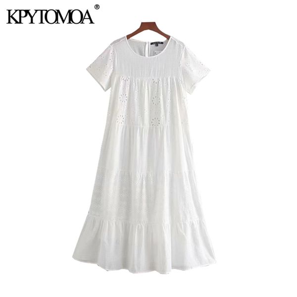 women chic fashion hollow out embroidery white midi dress o neck short sleeve summer beach female dresses mujer 210420
women chic fashion hollow out embroidery white midi dress o neck short sleeve summer beach female dresses mujer 210420