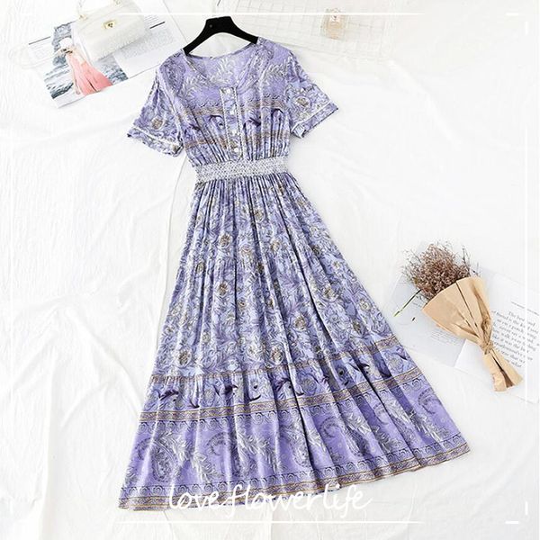 summer dress fashion vintage v-neck floral print short sleeve dress loose plus size bohemia long dress elegant vestidos 210521, Black;gray
summer dress fashion vintage v-neck floral print short sleeve dress loose plus size bohemia long dress elegant vestidos 210521, Black;gray