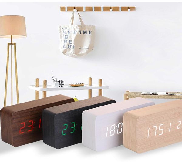 desk & table clocks led digital wooden alarm clock electronic mini watch voice control wood despertador usb/ powered desktop
desk & table clocks led digital wooden alarm clock electronic mini watch voice control wood despertador usb/ powered desktop
