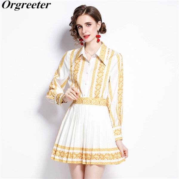 office lady summer fall twinset elegant long sleeve shirt and waist pleated mini skirt 2 piece set female 210602, White
office lady summer fall twinset elegant long sleeve shirt and waist pleated mini skirt 2 piece set female 210602, White