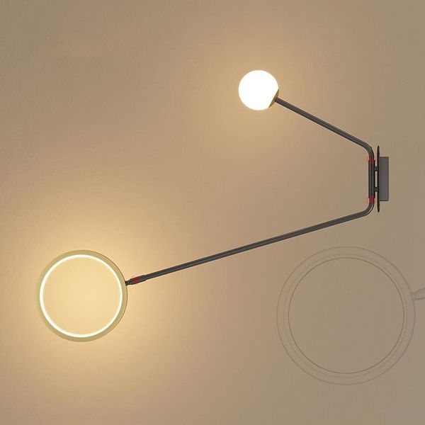 nordic personality creative living room metal wall lamp fashion modern minimalist model bedside glass bedroom
nordic personality creative living room metal wall lamp fashion modern minimalist model bedside glass bedroom