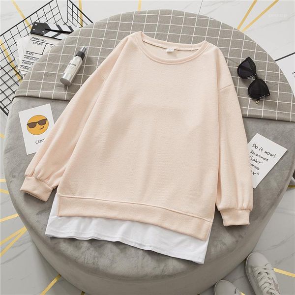 plus size korean cotton patchwork hoodies sweatshirt women solid fake two pieces autumn casual sweatshirts streetwear females1, Black
plus size korean cotton patchwork hoodies sweatshirt women solid fake two pieces autumn casual sweatshirts streetwear females1, Black