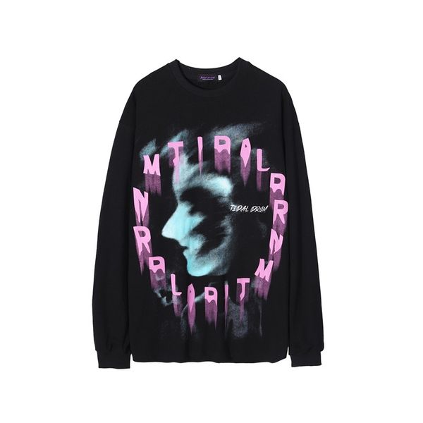 ins chao brand high street printed large long sleeve pullover boys and teenagers street oversized sweater cotton, Black
ins chao brand high street printed large long sleeve pullover boys and teenagers street oversized sweater cotton, Black