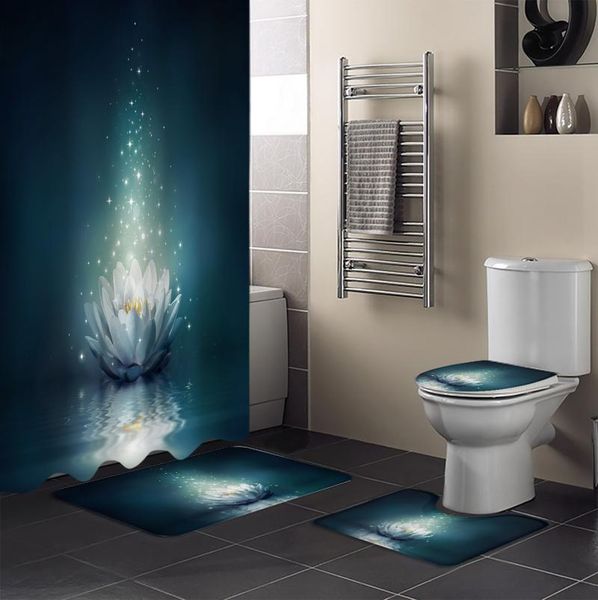 magic lotus on water surface shower curtain set toilet seat cover bathroom bath mats rugs curtains
magic lotus on water surface shower curtain set toilet seat cover bathroom bath mats rugs curtains