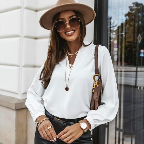 women's blouses & shirts plus size loose women korean style v-neck woman ladies pullovers casual oversized long sleeve shirt blusas, White
women's blouses & shirts plus size loose women korean style v-neck woman ladies pullovers casual oversized long sleeve shirt blusas, White