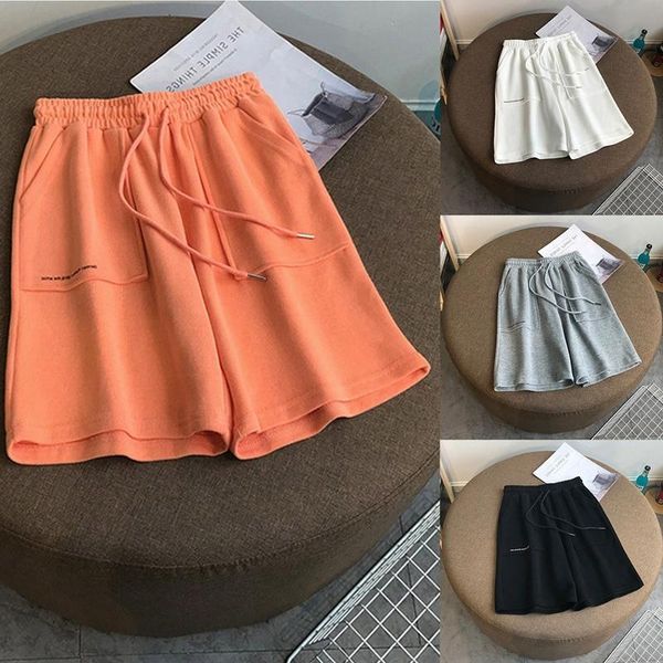 women's shorts womens comfy drawstring casual elastic waist pocketed loose fit summer korean, White;black
women's shorts womens comfy drawstring casual elastic waist pocketed loose fit summer korean, White;black