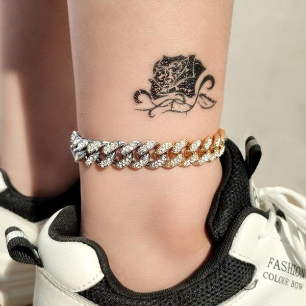 anklets flatfoosie hip hop iced out crystal cuban link chain for women asymmetry gold silver color rhinestone anklet jewelry, Red;blue
anklets flatfoosie hip hop iced out crystal cuban link chain for women asymmetry gold silver color rhinestone anklet jewelry, Red;blue