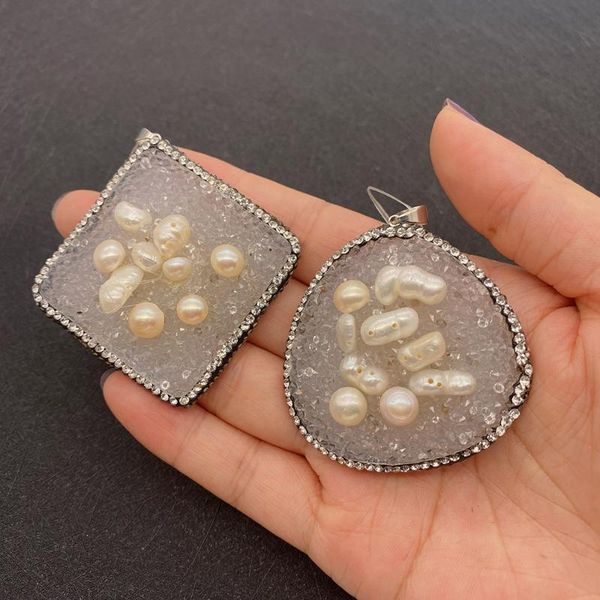 charms natural semi-precious stone pendant irregular shape with pearls and diamonds for diy necklace jewelry making wholesale, Bronze;silver
charms natural semi-precious stone pendant irregular shape with pearls and diamonds for diy necklace jewelry making wholesale, Bronze;silver