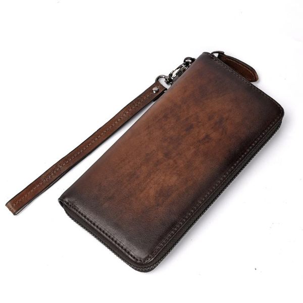 women wallets retro wrist long money bag real genuine leather purse for men large capacity zipper card holder fashion, Red;black
women wallets retro wrist long money bag real genuine leather purse for men large capacity zipper card holder fashion, Red;black