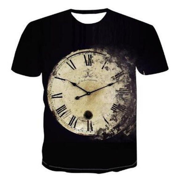 men's t-shirts 2021 fashion casual clock summer short-sleeved 3d printed o-neck everyday funny t-shirt, White;black
men's t-shirts 2021 fashion casual clock summer short-sleeved 3d printed o-neck everyday funny t-shirt, White;black
