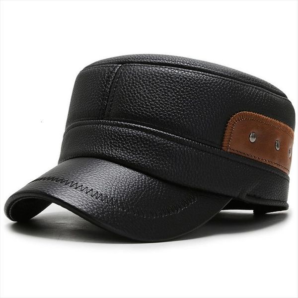 Western Coverd Hat For Men Pu Leather Winter Outdoor Dad Breathable Black Military Flat Male, Blue;gray
Western Coverd Hat For Men Pu Leather Winter Outdoor Dad Breathable Black Military Flat Male, Blue;gray