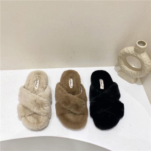 mules for women 2021 slippers soft shoes luxury slides pantofle fur flip flops female tap loafers comfort designer plush fla, Black
mules for women 2021 slippers soft shoes luxury slides pantofle fur flip flops female tap loafers comfort designer plush fla, Black