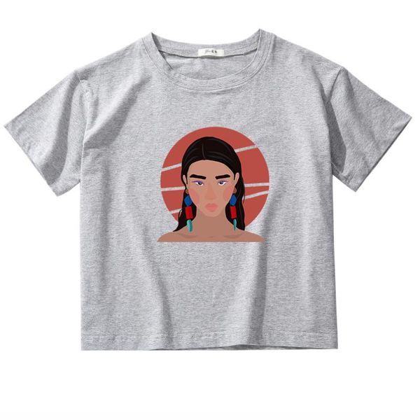women's t-shirt black girl vogue print lady short women t shirt summer crop streetwear female tee cloth, White
women's t-shirt black girl vogue print lady short women t shirt summer crop streetwear female tee cloth, White