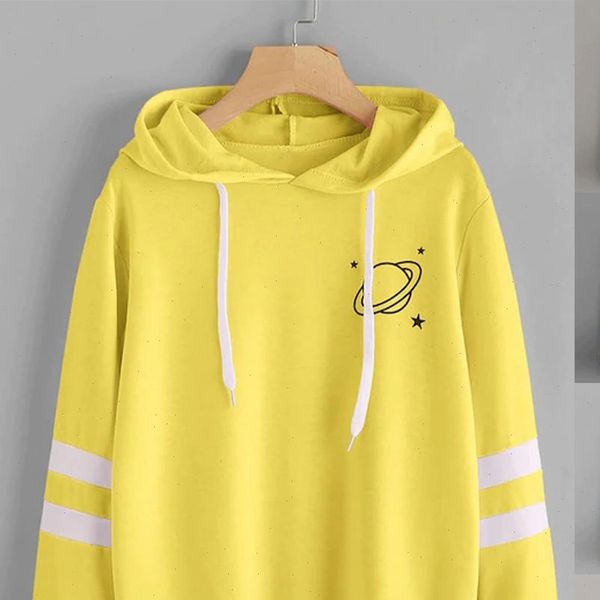 planet print drop shoulder yellow women sweatshirts blue green pullovers spring autumn ladies hooded full sleeve sweatshirt, Black
planet print drop shoulder yellow women sweatshirts blue green pullovers spring autumn ladies hooded full sleeve sweatshirt, Black