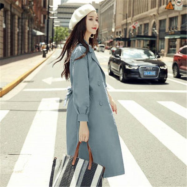 women's trench coats 2021 spring autumn female loose plus size womens windbreaker lady overcoats with belt long jackets mujeres m87, Tan;black
women's trench coats 2021 spring autumn female loose plus size womens windbreaker lady overcoats with belt long jackets mujeres m87, Tan;black