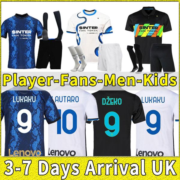 2022 inter soccer jersey lukaku milan skriniar brozovic player version full set socks barella lautaro eriksen alexis 22 football shirt unifo, Black;yellow