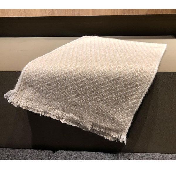 scarves 100% wool cashmere solid women large pashmina warm scarf, Blue;gray