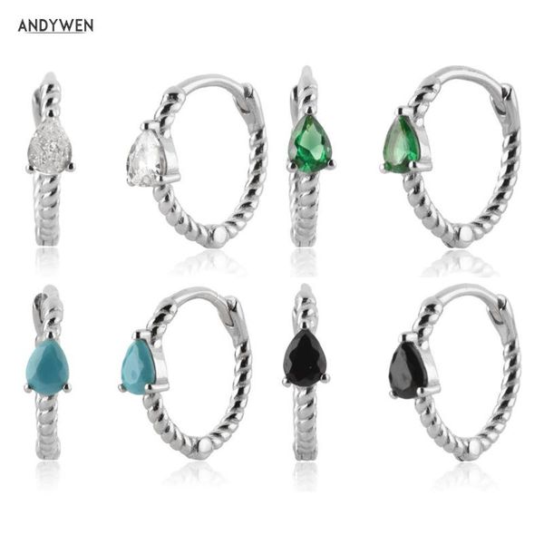 hoop & huggie andywen 925 sterling silver twist one zircon rock punk huggies 10mm luxury hoops fine jewelry clips 2021 women accessories, Golden;silver
hoop & huggie andywen 925 sterling silver twist one zircon rock punk huggies 10mm luxury hoops fine jewelry clips 2021 women accessories, Golden;silver