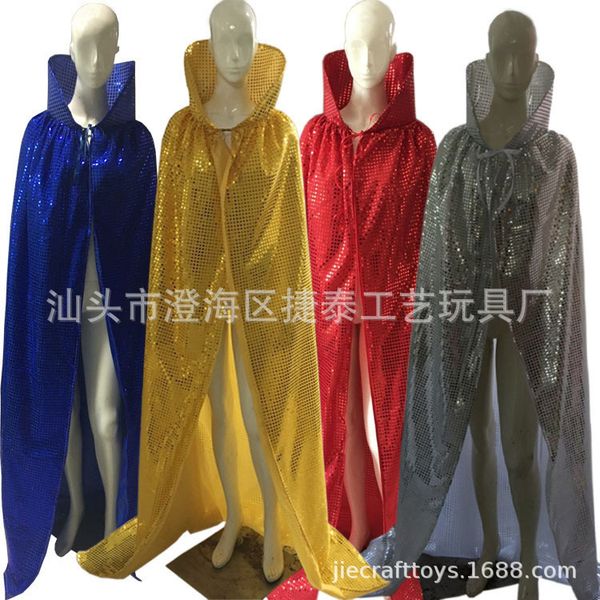 high grade sequin miss beauty pageant cloak stage award standing collar halloween performance bar night show, Black;red
high grade sequin miss beauty pageant cloak stage award standing collar halloween performance bar night show, Black;red