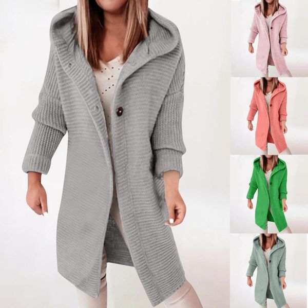 women's wool & blends winter thick cardigan women hooded sweater jackets female temperament loose knitted caots plus size overcoats #4, Black
women's wool & blends winter thick cardigan women hooded sweater jackets female temperament loose knitted caots plus size overcoats #4, Black