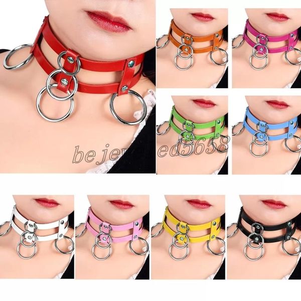 women costume fashion halloween punk collar jewelry necklace goth luxury leather belt rock dance accessories choker party club, Golden;silver
women costume fashion halloween punk collar jewelry necklace goth luxury leather belt rock dance accessories choker party club, Golden;silver